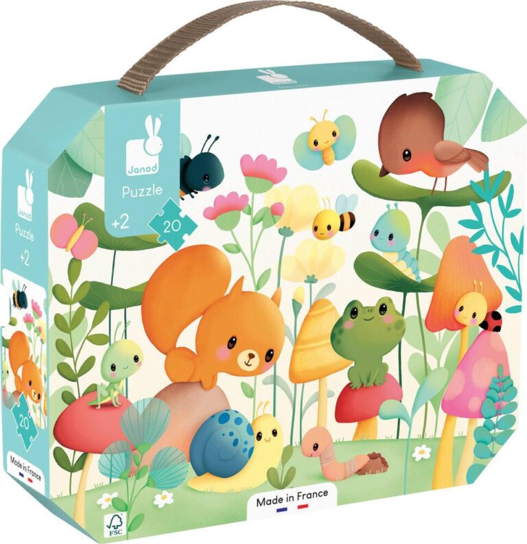 Puzzle Les Compagnons du jardin Janod, 20 pièces