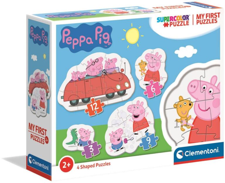 Puzzle Peppa Pig 3-6-9-12 pièces Clementoni
