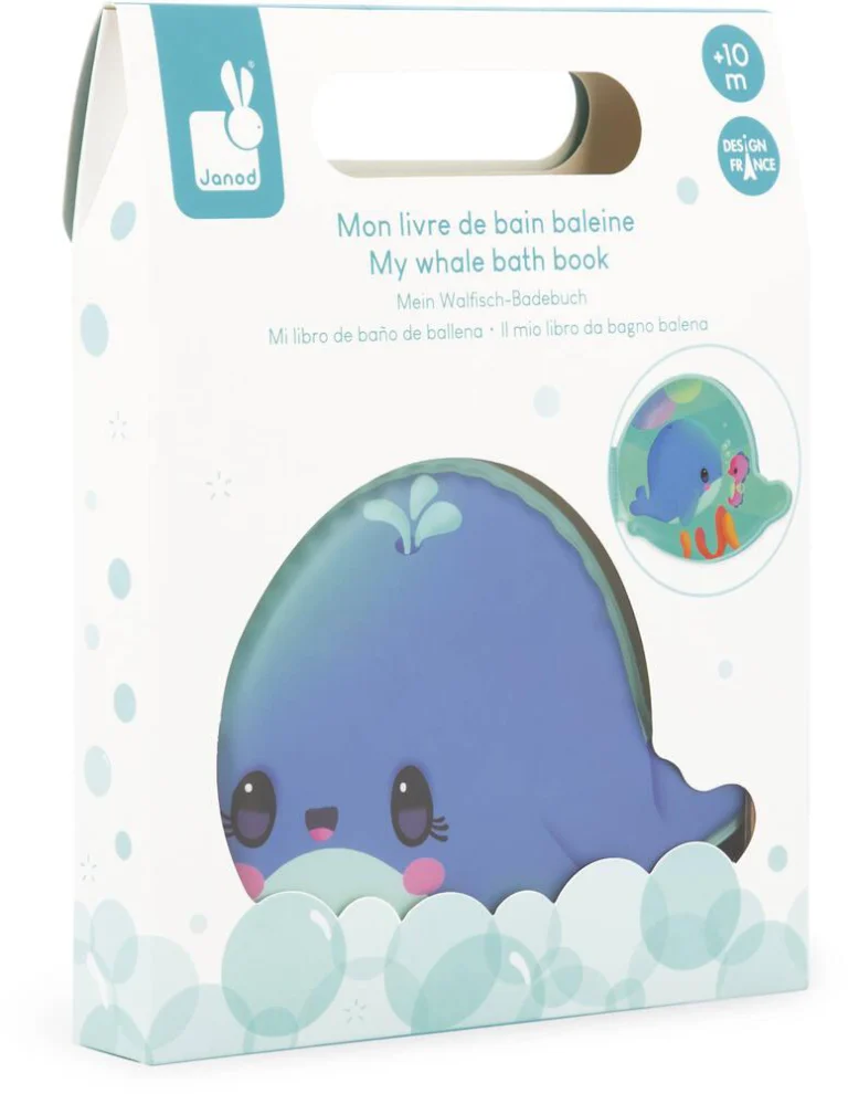 Mon Livre de Bain Baleine Janod