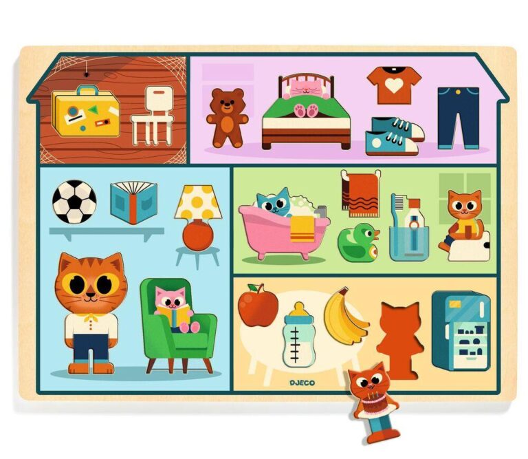 Puzzlo House Djeco, 22 pièces