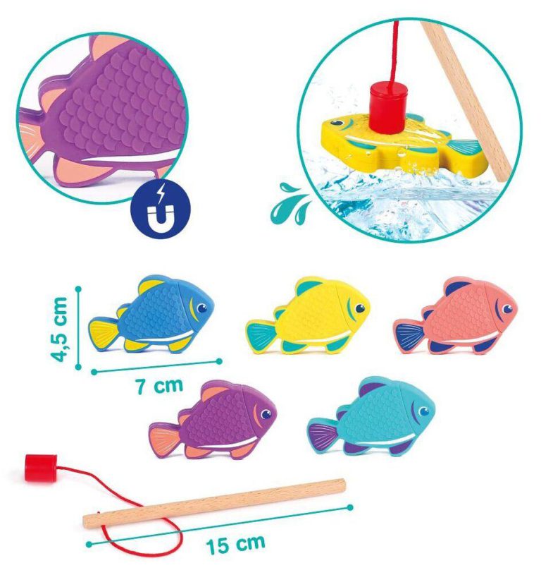 Pêche à la Ligne Magnétique de Bain Ludi