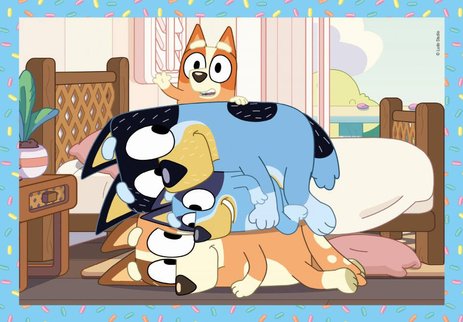 Puzzle 4 en 1 Bluey Clementoni