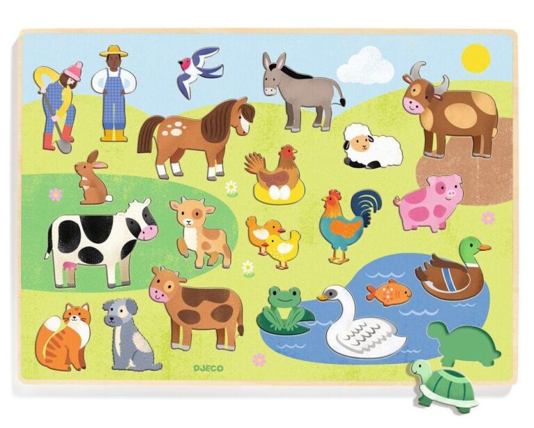Puzzlo Campo Djeco, 22 pièces
