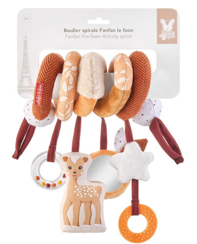 Boulier spirale Fanfan le Faon Sophie la Girafe