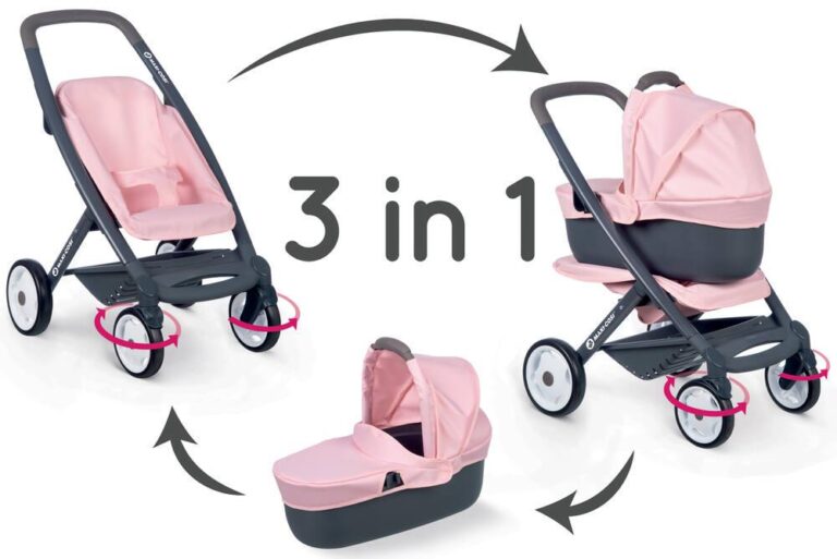 Poussette de poupée Smoby Maxi-Cosi Combi 3 en 1