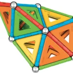 Jeu de construction magnétique Geomag Supercolor 78 pièces