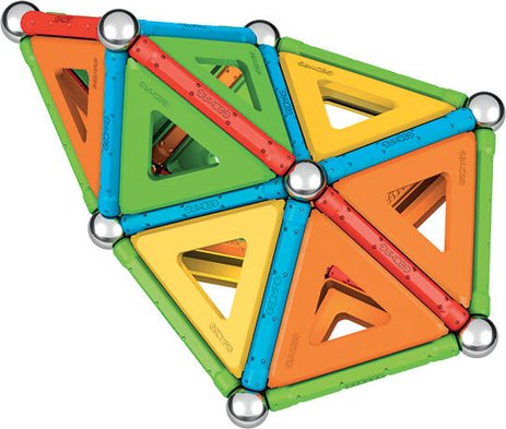 Jeu de construction magnétique Geomag Supercolor 78 pièces