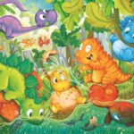 Puzzle Maxi 24 pièces Dinos Happy Oasis Clementoni