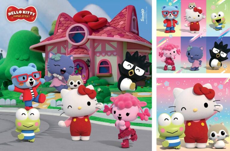 Puzzles 3 x 49 pièces Hello Kitty Ravensburger