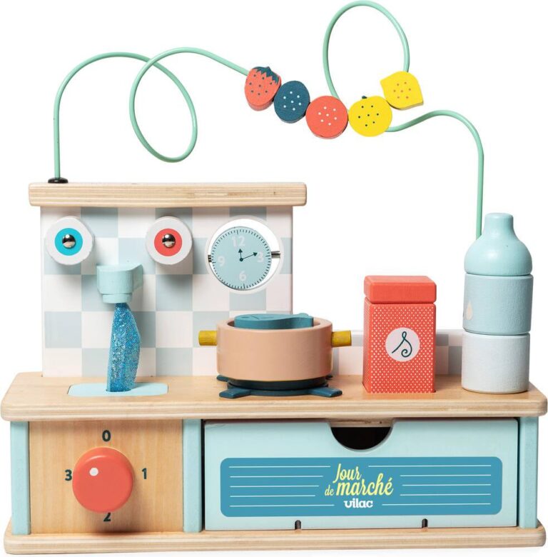 Cuisine d'éveil en bois Vilac multi-activités