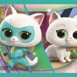 Puzzle 4 en 1 Super Kitties Clementoni
