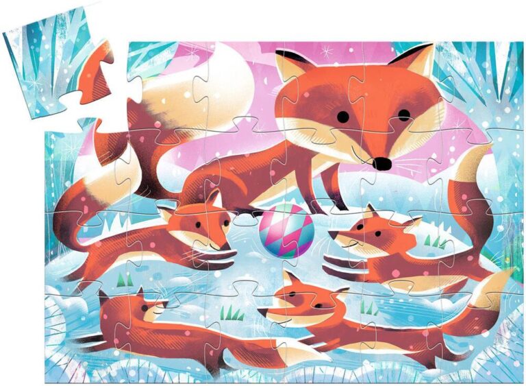 Puzzle Ginger le petit renard Djeco, 24 pièces
