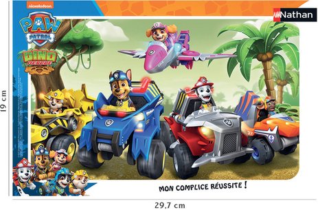 Puzzle Cadre 15 pièces En route avec la Pat'Patrouille Nathan