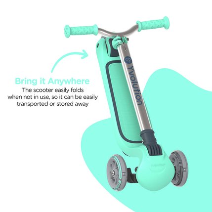 Trottinette 3 roues Yvolution Y Glider Air (Vert)