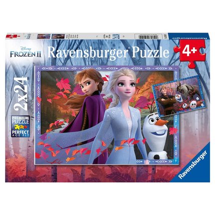 Puzzles 2 x 24 pièces La Reine des Neiges 2 Ravensburger