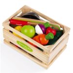 Maxi set de fruits et légumes à découper en bois Janod