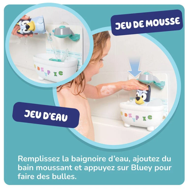Bluey Prend son Bain Tomy Toomies