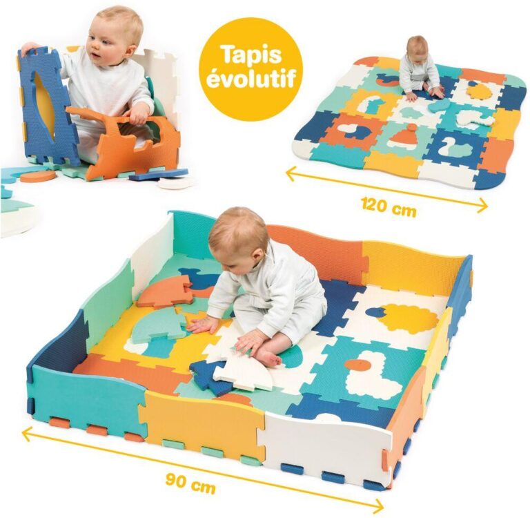 Bords et coins pour tapis de dalles Ludi