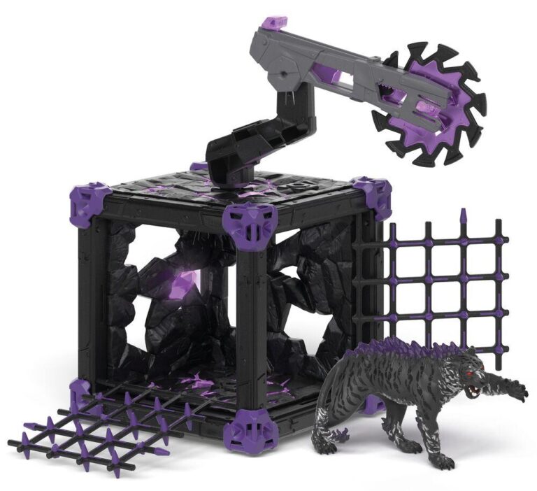 Coffret figurine tigre des ténèbres et Battle Cave Schleich