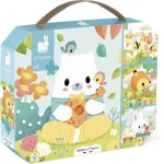 4 puzzles en bois évolutifs Janod