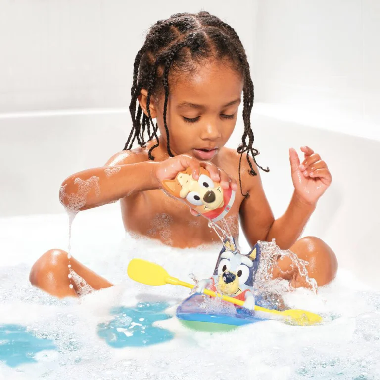 Canoë de Bain Bluey et Bingo Tomy Toomies