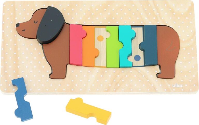 Puzzle d&rsquo;encastrement en volume Chien Vilac