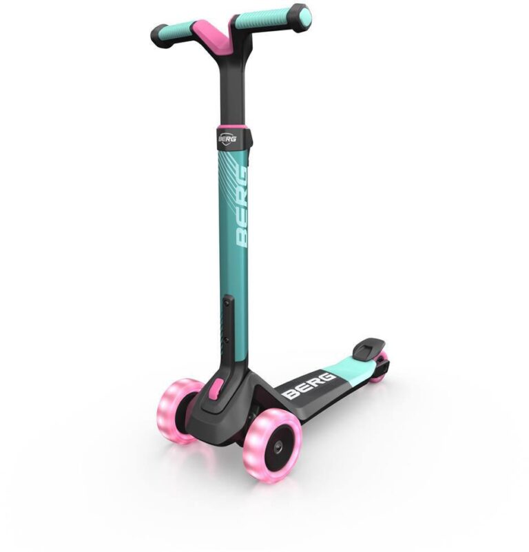 Trottinette pliable Berg Nexo roues LED (Menthe)