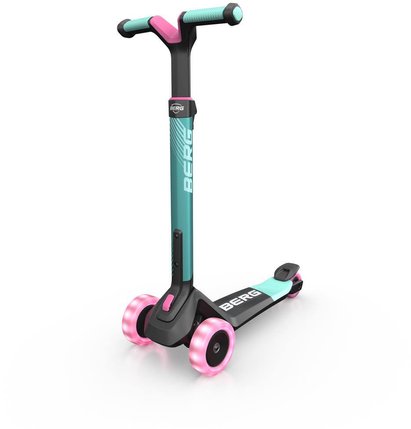 Trottinette pliable Berg Nexo roues LED (Menthe)