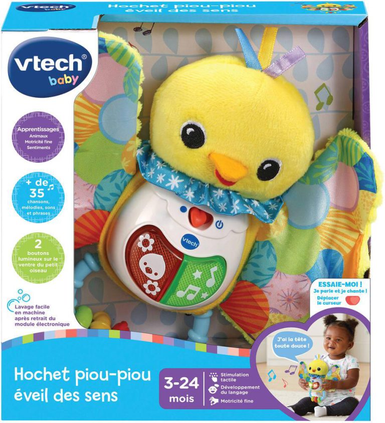 Hochet Piou-piou Éveil des Sens VTech Baby