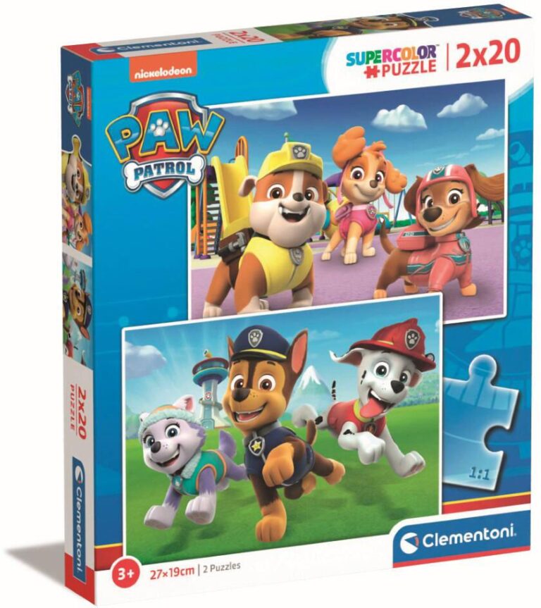 Puzzle 2 x 20 pièces Pat&rsquo;Patrouille Clementoni, autre illustration