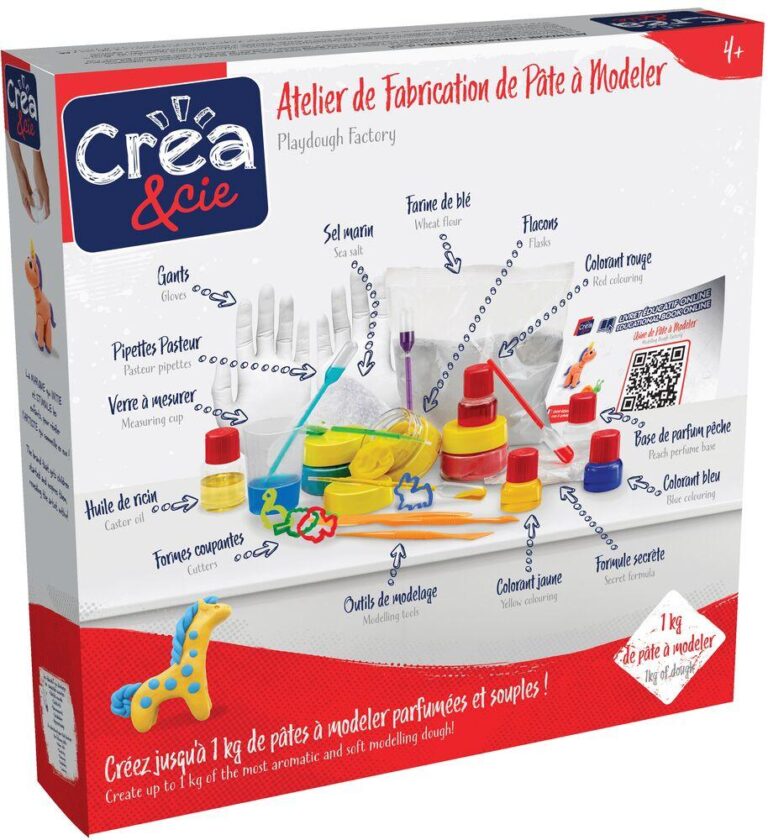 Atelier de fabrication de pâte à modeler Créa & Cie