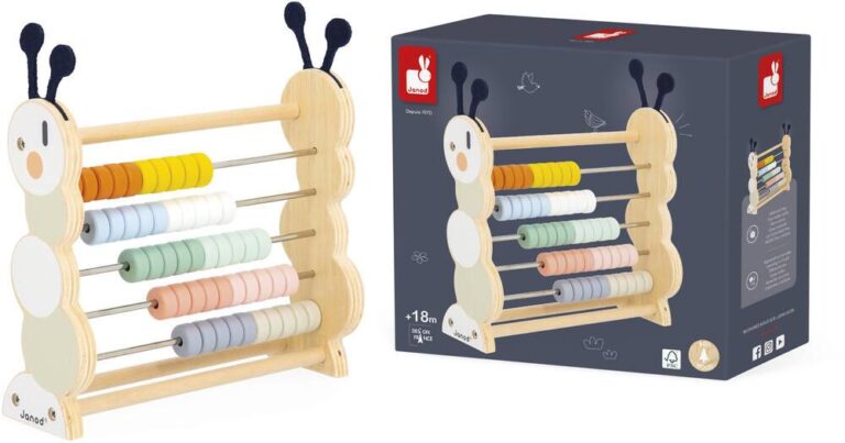 Boulier chenille en bois Janod