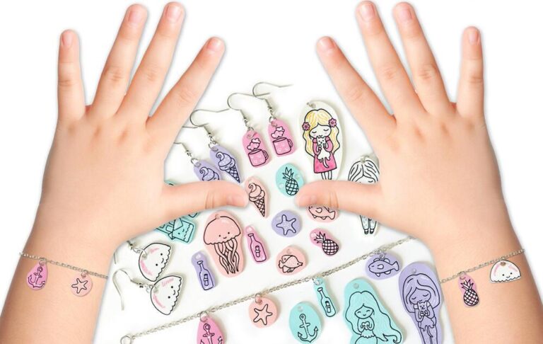 Kit création de bijoux en plastique fou Sycomore