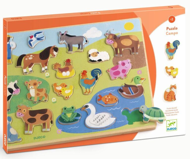 Puzzlo Campo Djeco, 22 pièces