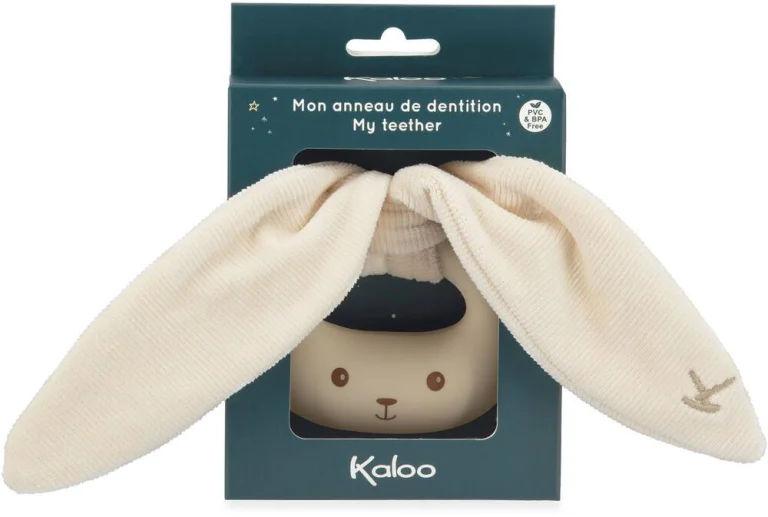 Anneau de Dentition Lapin Silicone Crème Kaloo