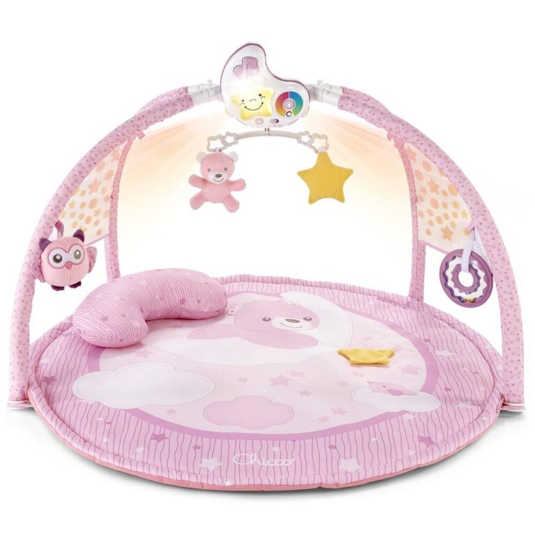 Tapis d&rsquo;éveil Colors Gym Chicco (rose, bleu)