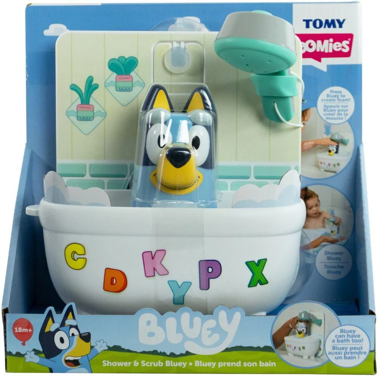 Bluey Prend son Bain Tomy Toomies
