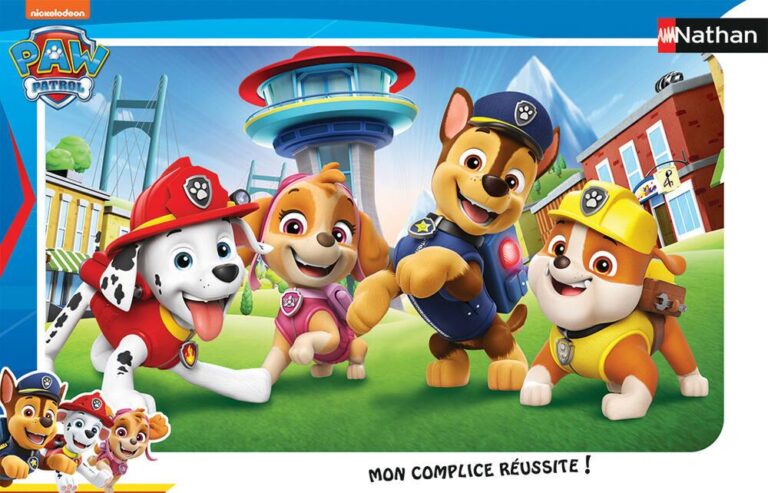 Puzzle Cadre 15 pièces Les Chiots de la Pat&rsquo;Patrouille Nathan