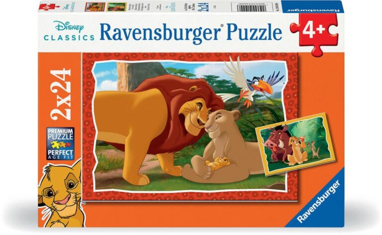 Puzzles 2 x 24 pièces Le Roi Lion Ravensburger