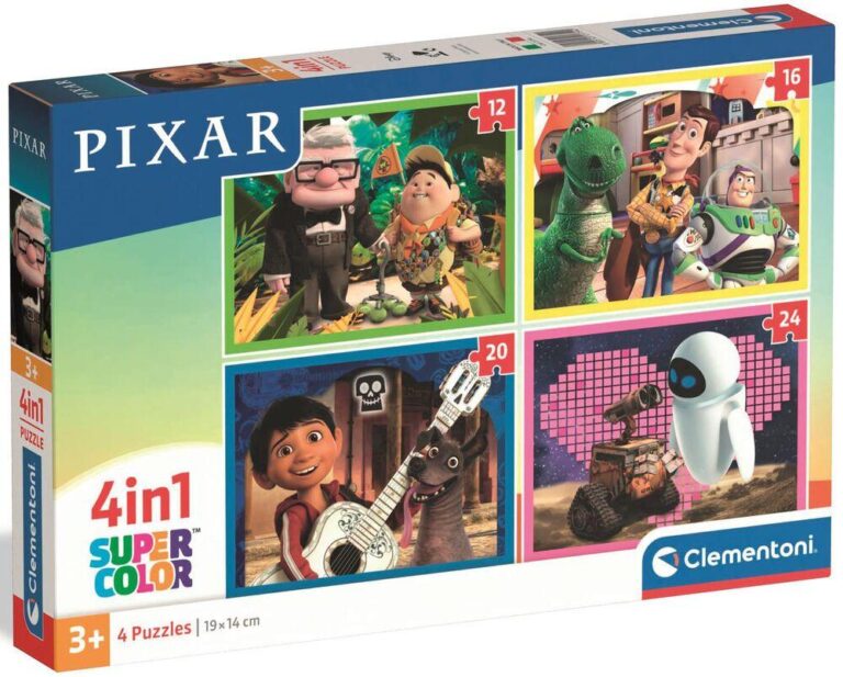 Puzzle 4 en 1 Pixar Clementoni