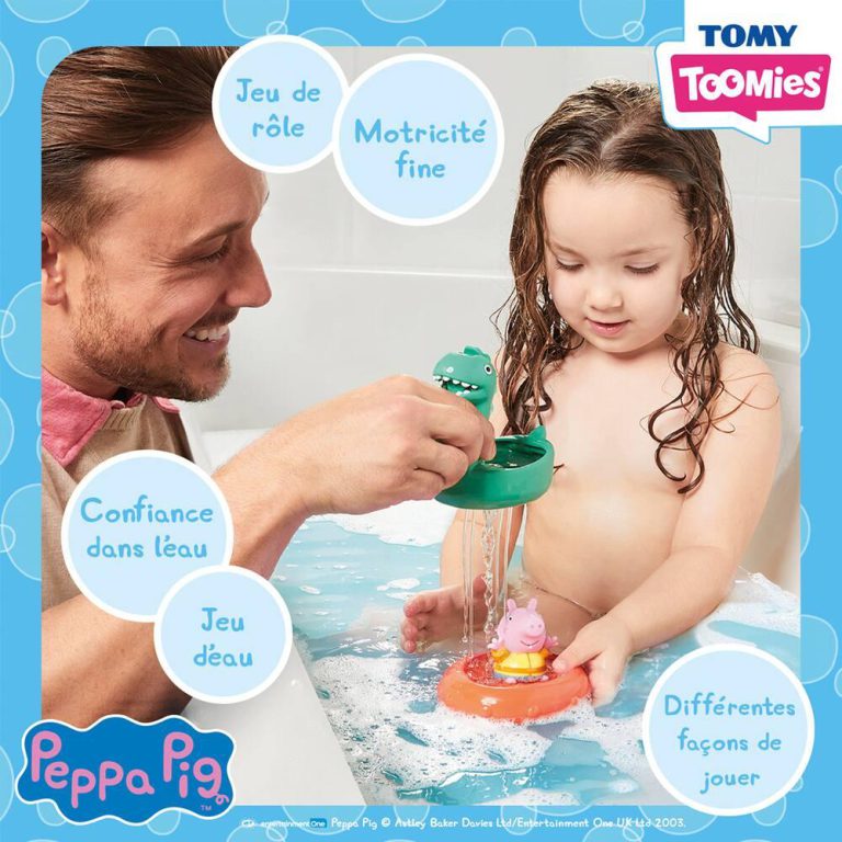 Bateau Bouée George et Dino Tomy Toomies