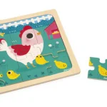 Puzzle Poulette Henriette Janod, 9 pièces