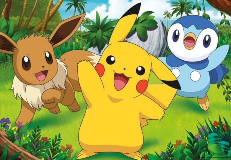 Puzzles 2 x 24 pièces Pokémon Pikachu et ses amis Ravensburger