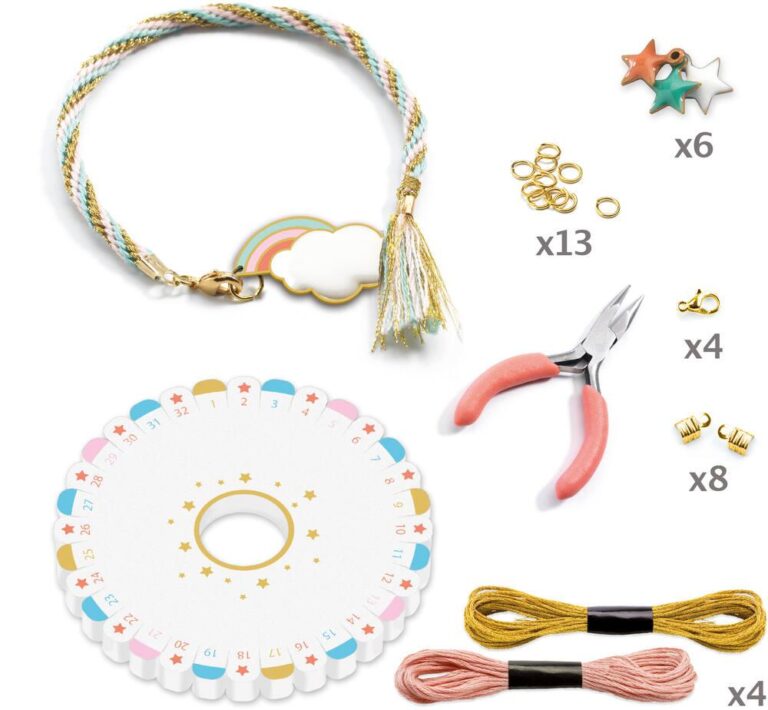 Coffret bracelet kumihimo Djeco Céleste