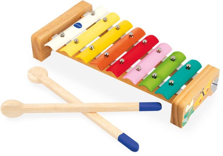 Set 4 instruments de musique en bois Janod Gioia