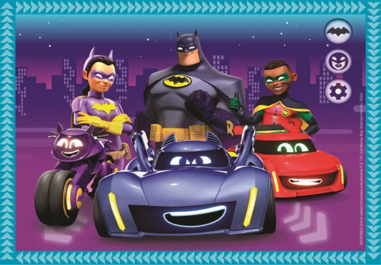 Puzzle 4 en 1 Batwheels Clementoni