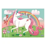 Puzzle Super Color 2 x 20 pièces Licornes Clementoni