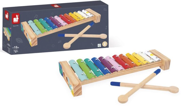 Xylophone en bois Janod 12 tonalités