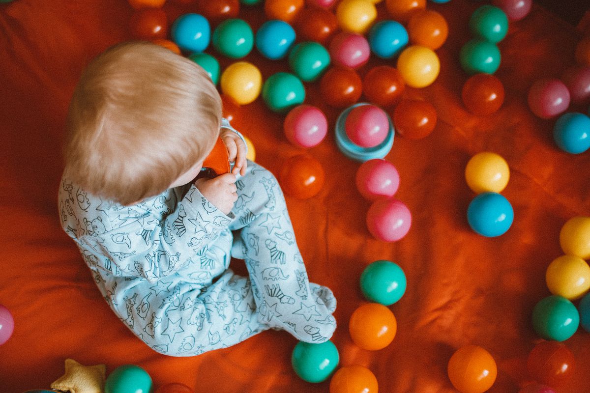 Balles de textures sensorielles pour bébé 6 mois motricité fine