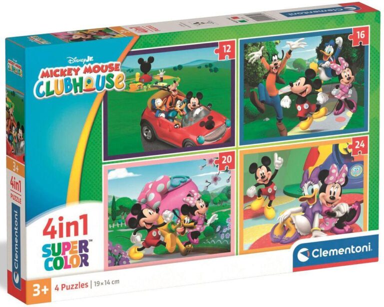 Puzzle 4 en 1 Mickey Mouse Clementoni